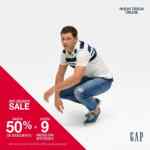 Rebajas de Mitad de Temporada Gap: Hasta 50% de descuento + hasta 9 msi
