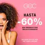 Rebajas GOC Make Up: Hasta 60% de descuento, regalos, envío gratis y más