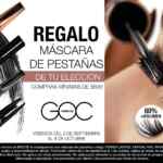 Promoción GOC Make Up: Máscara de pestañas de regalo en compras a partir de $600