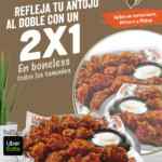 En Hooters 2x1 en boneless hoy viernes 11 de septiembre (también por Uber Eats)