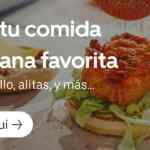 2x1 en hamburguesas, alitas, hot dogs y más en pedidos por Uber Eats