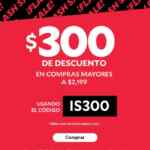 Código Innovasport Flash Sale de $300 de descuento en compras de $2,199