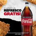 Cupón KFC refresco de 2 litros de regalo en la compra de un paquete clásico
