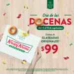 Docena de glaseadas originales a $99 en Kirspy Kreme este fin de semana