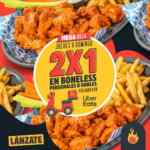 Mega Week Las Alitas: 2x1 en boneless de jueves a domingo por Uber Eats