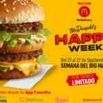 Ofertas McDonalds Happy Week del 21 al 27 de septiembre 2020