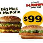 Ofertas McDonalds Happy Week del 21 al 27 de septiembre 2020