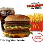 Ofertas McDonalds Happy Week del 21 al 27 de septiembre 2020