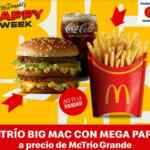 Ofertas McDonalds Happy Week del 21 al 27 de septiembre 2020