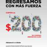 En Mobo compra $1000 y recibe un cupón de $200 para tu próxima compra