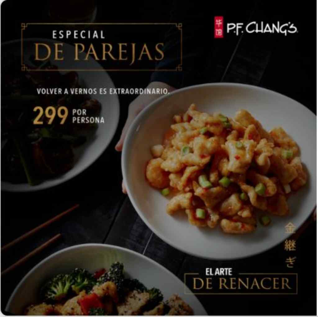 Cupones PF Changs de hasta $300 de descuento