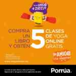 Compra libros participantes en Porrùa y obtén 5 clases de yoga online gratis