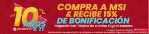 Promo Privalia Banorte de hasta 15% de bonificación + 12 msi