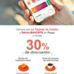Promo Rappi Banorte de 30% de descuento en super y restaurantes