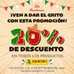 20% de descuento en todos los productos Panini en Sanborns