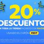 Cupón Steren Paypal Fest de 20% de descuento adicional en toda la tienda