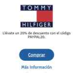 Código Tommy Hilfiger Paypal Fest: 20% de descuento adicional + 6 MSI