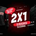 2x1 en ropa seleccionada en tiendas Toxic