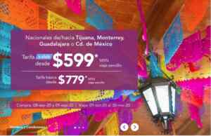 Promo Volaris de vuelos en puentes vacacionales desde $779 pesos