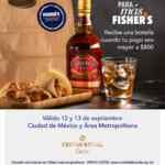 Promo Fishers de botella Chivas Regal Gratis en pedidos para llevar de $800