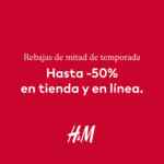 H&M Rebajas de mitad de temporada con hasta 50% de descuento