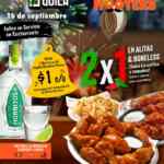 Promoción Hooters Día de la Independencia: 2x1 en alitas y boneless + shot de tequila a $1 peso