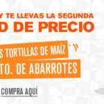 Segundo a mitad de precio en tortillas, chiles y más en La Comer y Fresko