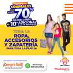 Hasta 70% de descuento + 10% adicional en la liquidación de ropa de Almacenes Del Sol y Woolworth