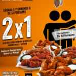 Promoción Hooters Día del Hermano: 2x1 en alitas y boneless hoy y mañana