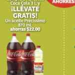 En Soriana aceite Gratis en la compra de 2 Coca-Colas de 3 litros