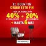 Muebles Dico Buen Fin 2020: 40% de descuento + 20% adicional + 6 msi en toda la tienda