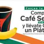 Cupón 7-Eleven de plátano Gratis en la compra de un café mediano