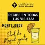 Promoción California Pizza Kitchen Mes Cool: Shots de bienvenida gratis y 2do mojio a $1 durante octubre