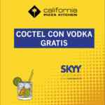 Promoción California Pizza Kitchen Mes Cool: Shots de bienvenida gratis y 2do mojio a $1 durante octubre