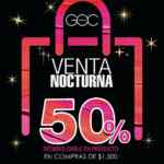 Venta Nocturna GOC Make Up: 50% reembolsable en producto