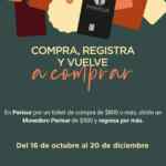 Promoción Galerías Compra y Vuelve a Comprar: recibe un monedero Gratis al registrar tus compras