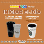 Promo Día del Café 2020 en HEB: vaso reutilizable en la compra de un café