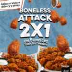 Boneless Attack Hooters: 2x1 en bonesless hoy 23 de octubre