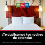 Promoción Hoteles Ibis: Recibe el doble de noches de hospedaje