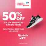 Promoción Innovasport: Segundo a mitad de precio en tenis Reebok o Adidas para mujeres