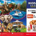 Promo KFC Bioparque Estrella: 50% de descuento en pasaporte para 4 personas