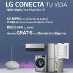 Asistente Google Home Mini Gratis en la compra de línea blanca LG ThinQ