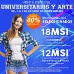 Venta Especial Universitarios y Arte Lumen: Hasta 40% de descuento y hasta 18 msi