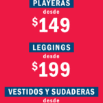 En Old Navy playeras desde $149, leggings desde $199 y vestidos y sudaderas desde $299