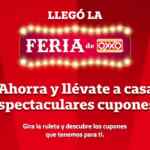 Promoción Oxxo Feria: Gira la Ruleta para obtener cupones de descuento