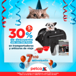 Promo Petco Aniversario 2020: 25% de descuento + 5% adicional en todo el alimento y más