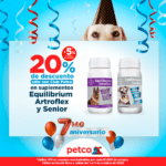 Promo Petco Aniversario 2020: 25% de descuento + 5% adicional en todo el alimento y más