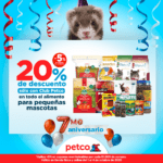 Promo Petco Aniversario 2020: 25% de descuento + 5% adicional en todo el alimento y más