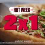 2x1 en Pizza Hut por la Hut Week hasta el 4 de octubre