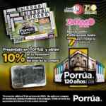 Promoción Porrúa 120 Aniversario 2020: cachito de lotería Gratis en la compra de $120 en libros